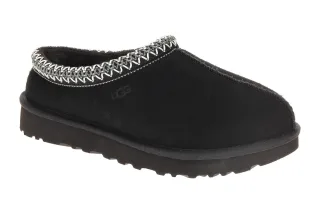 UGG 1174470 BLK TASMAN II Damen Slipper schwarz Echtleder Warmfutter rund G W...
