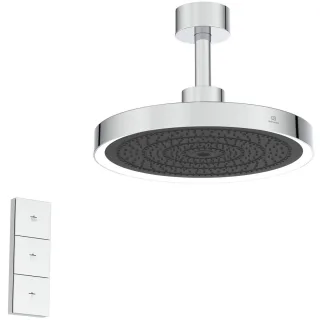 Ideal Standard Regenbrause Idealrain Solos mit Deckenan. m.Licht m.Fernb. Chrom, A7891AA A7891AA