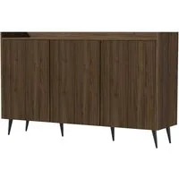 Compleo Kommode Sideboard mit 3 Türen, Japandi design