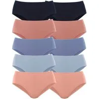 petite fleur by Lascana Hüftslip (10er-Pack) aus elastischer Baumwolle