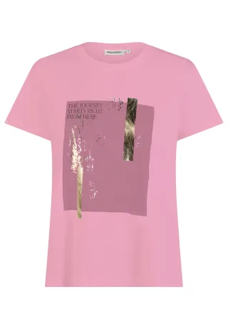 BROADWAY NYC FASHION - T-Shirt power pink - Gr. - S/001