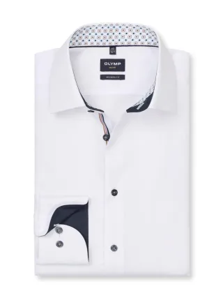 OLYMP - Modern Fit: Businesshemd weiß - Gr. - 41
