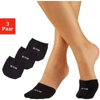 H.I.S Zehlinge Damen Zehentopper, Zehensocken, Halbsocken mit Baumwolle (Packung, 3-Paar, one size) halbe Socken für Pantoletten