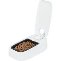 TRIXIE Hunde-Futterautomat Futterautomat TX1 - weiß - 0,3 l/13 × 7 × 24 cm