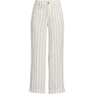 7/8-Hose aus Leinen, Damen,  Weiß, by Lands' End