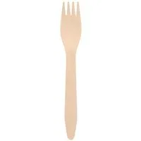 PAPSTAR Einweggabel Gabeln, Holz pure 16,5 cm 100 Stk