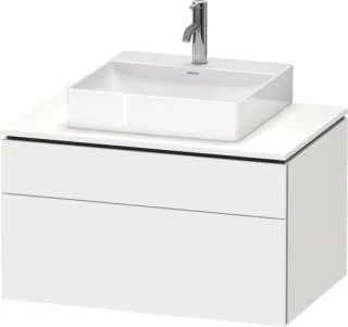 Duravit L-Cube Konsolenwaschtischunterbau wandhängend Weiß Supermatt 820x550x482 mm - LC488008484000 LC4880084840000