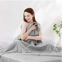 Elegear Sommerbettdecke Sommerdecke 150/220x200cm Kühldecke mit Japanische Arc-Chill 3.0, Kühlende Bettdecke aus Kühlfasern, superweich, antiallergisch
