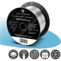 STAHLWERK Schweißdraht FLUX Edelstahl Fülldraht E308LFC 0,8 mm 0,45 kg, (Packung), hochwertig verarbeitet und eignet sich zum Schweißen ohne Schutzgas.