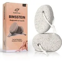 Health Press Bimsstein Fußpflege Pediküre Hornhautentferner - Hände und Füße - 2er-Set, Dermatologisch getestet, Keine Chemie