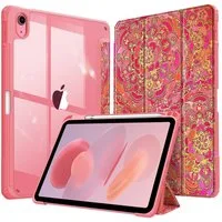 Fintie Tablet-Hülle für iPad 11 Generation 11 Zoll 2025 (A16), iPad 10 Generation 2022 10.9 Zoll, mit Stifthalter, Stoßfeste Hybrid Hülle mit transparenter Hartschale