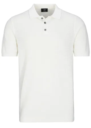COMMANDER Finest Clothing - Polo-Pullover, 1/2 Arm snow white - Gr. - XL