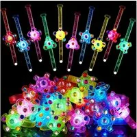 FELIXLEO Armband Set 12er LED Leuchtspinner Armband Party Kinder Geschenk Goodie Bags (1-tlg)