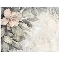 Wallarena Fototapete Vintage Blumen - Mehrfarbig - Klassisch - Vlies - Wohnzimmer, glatt, (7 St), 350x250cm