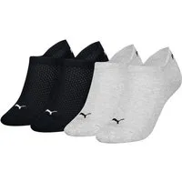 PUMA Sneakersocken PUMA WOMEN CUSHIONED SNEAKER 4P ECOM (4er-Pack) mit speziellen Ventilationszonen