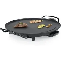 Tristar Tischgrill Tristar BP-2787 Circle Grill – Tischgrill für Grillgerichte, Crêpes &, 2000 W, Grillfläche Ø 40 cm – 2000 W Leistung