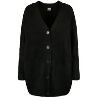 URBAN CLASSICS Strickjacke Urban Classics Ladies Chunky Fluffy Knit Cardigan