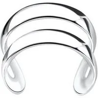 ALEXANDER YORK Ohrklemme Ear Cuff I DOUBLE LINE, 925 Sterling Silber