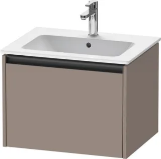 Duravit Ketho.2 Waschtischunterbau wandhängend Basalt Matt 610x480x440 mm - K25062043430000 K25062043430000