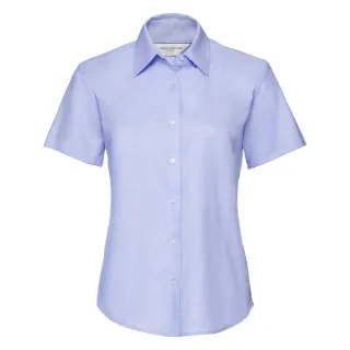 Russell Collection - Hemd für Damen kurzärmlig (Dunkelblau)