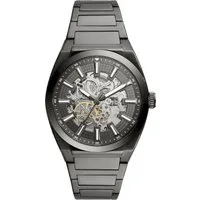 Fossil Automatikuhr EVERETT ME3206, Armbanduhr, Herrenuhr, Mechanische Uhr, Edelstahlarmband, analog