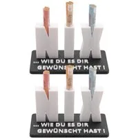 TSB Werk Geschenkbox 2x NIX Geldgeschenk Geschenk Geldscheingeschenk, Nichts, Geburtstag, Geschenkidee