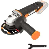 Worx Winkelschleifer Worx Akku-Winklelschleifer 125 mm WX803.9 ohgne Akku und Ladegerät