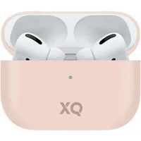 XQISIT Kopfhörer-Schutzhülle Etui Silikon Skin Case Cover Schutz-Hülle Pink, passend für Ladecase Apple AirPods Pro Bluetooth Ohrhörer Kopfhörer