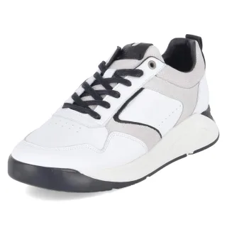 Bullboxer Low Sneaker  Weiß - Gr. 41 -  Textil und Synthetik