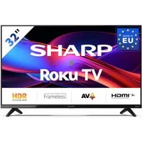 Sharp 1T-C32GDx LED-Fernseher (80 cm/32 Zoll, HD ready, HDR10, Einfacher Startbildschirm, Intuitive Fernbedienung)