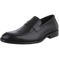 Coolwalk Eleganter Herrenschuh Slipper für Alltag und Freizeit Slipper (90503682) Blockabsatz Business-Schuhe in Schwarz