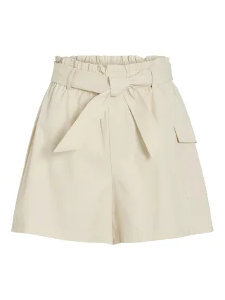 VILA - VINATALLA H/W MIDI BELT CARGO SHORTS birch - Gr. - 34