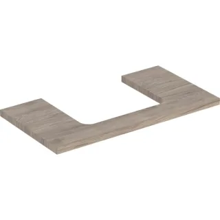 Geberit ONE Waschtisch-Platte, Ausschnitt mittig, für Aufsatzwaschtisch 505283006