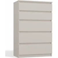 MAGOWA Schubkastenkommode MAGWA M5 morderne Kommode mit 5 Schubladen (perfekt kombinierbar, 1 Kommode), Viel Stauraum - Höhe: 109,5 cm - Tiefe: 40 cm - Breite: 70 cm