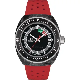 Tissot Sideral S Powermatic 80 Rot Unisex Armbanduhr T1454079705702