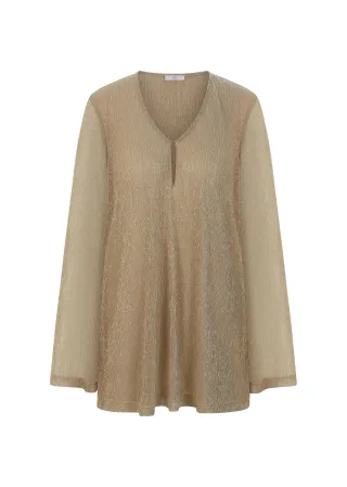 RIANI - Shirt mit Arm gold - Gr. - 44