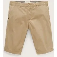 TOM TAILOR Shorts Satin Stretch Chino Shorts (1-tlg)