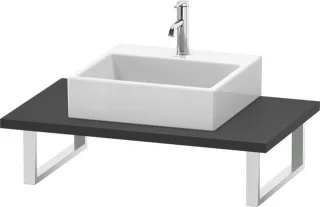 Duravit L-Cube Konsole Graphit Supermatt 800x550x30 mm - LC106C08080 LC106C08080