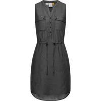 Ragwear Shirtkleid Roisin Denim stylisches Sommerkleid mit Bindeband