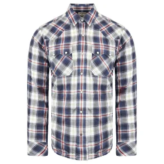 ARIAT ANDERSON MENS Blue/rotes Hemd