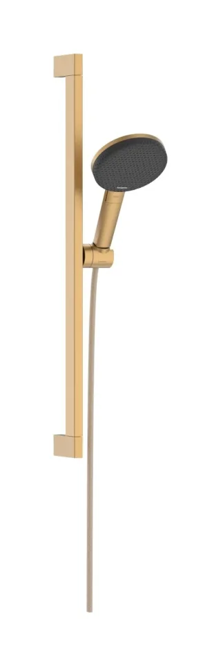 Hansgrohe Brauseset Raindance Alive Select S 125 3jet EcoSmart Unica 650mm brushed bronze , 246001 24600140