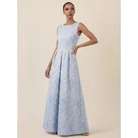 Apart Abendkleid mit floralem Strukturmuster
