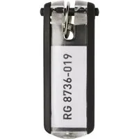 DURABLE Schlüsselanhänger Durable Schlüsselanhänger 195701 Key Clip - 1957 Schwarz 6 St.