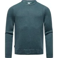 Ragwear Strickpullover Larrs stylischer Herren Sweatpullover mit Rippbündchen
