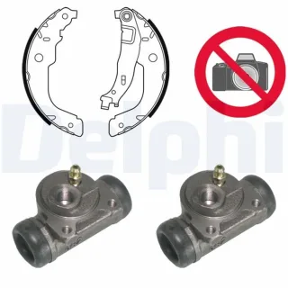 Delphi Bremsbacken vormontiert hinten Citroen C3 Ds3 DS Ds Peugeot 207 207/207+ 208