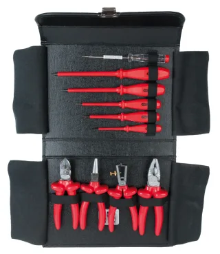 KS Tools 1000V Zangen- und Schraubendreher-Satz, 10-tlg - 117.1875