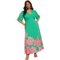 Friends Like These Maxikleid Friends Like These Chiffon-Maxikleid (1-tlg)