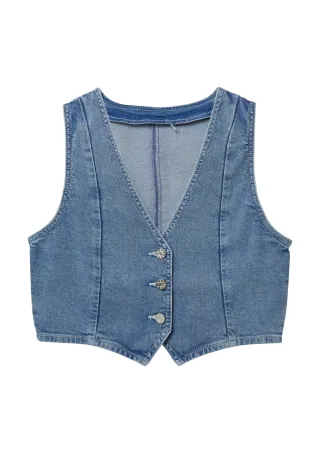 s.Oliver - Indoor-Weste blau - Gr. - 152