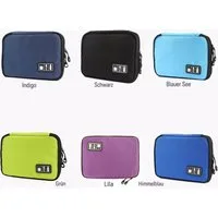 COOL-i ® Tablettasche, Kabeltasche, Tasche Für Handy Ladekabel, Powerbank, USB Sticks