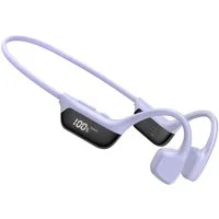 DOOGEE Knochenschall Kopfhörer, Open-Ear, LED-Display, IP67, BT 6.0 Bluetooth-Kopfhörer (9H Laufkopfhörer, Dual-Device, ideal für Laufen, Radfahren & Fitness)